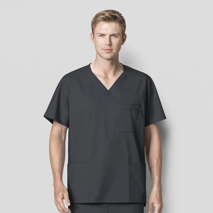 103 WonderWORK Men's Multi-Pocket Scrub Top