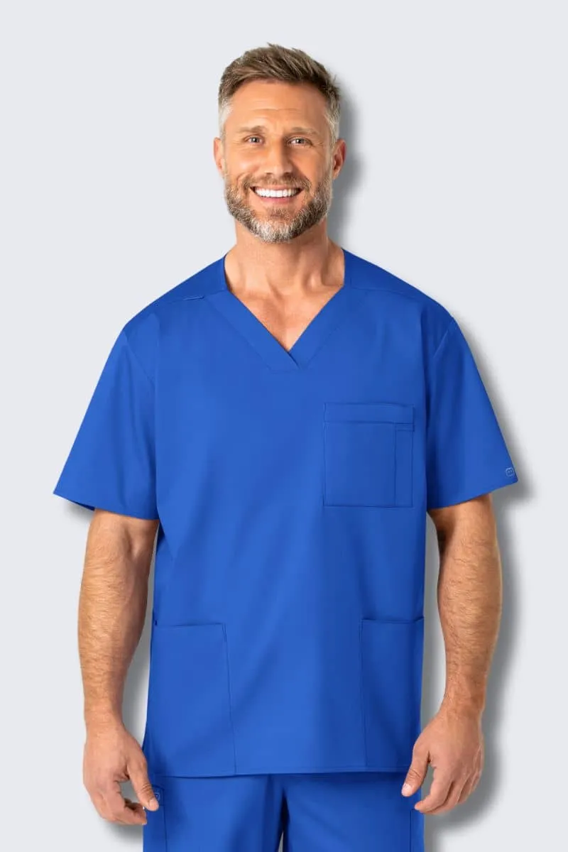 103 WonderWORK Men's Multi-Pocket Scrub Top