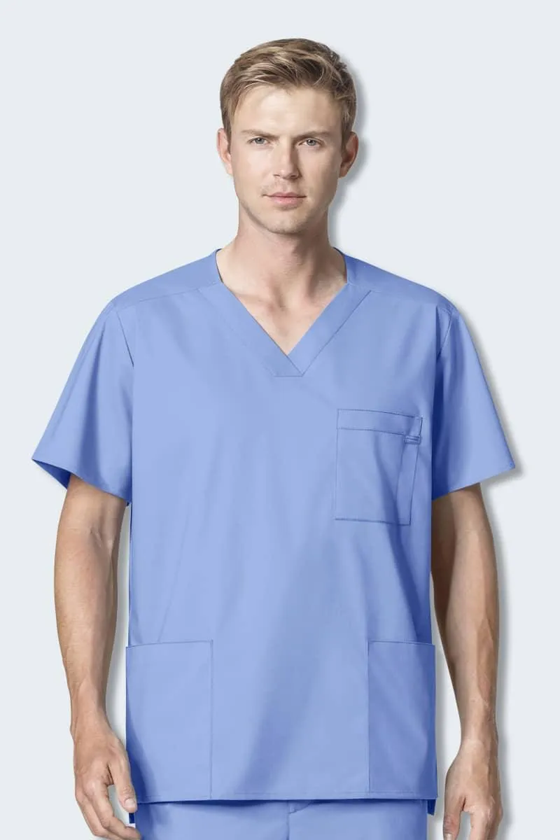 103 WonderWORK Men's Multi-Pocket Scrub Top