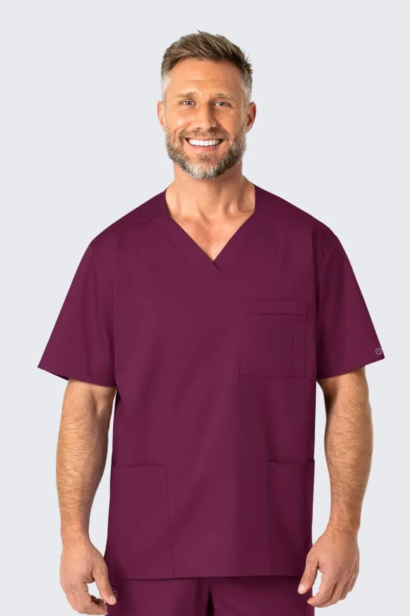 103 WonderWORK Men's Multi-Pocket Scrub Top