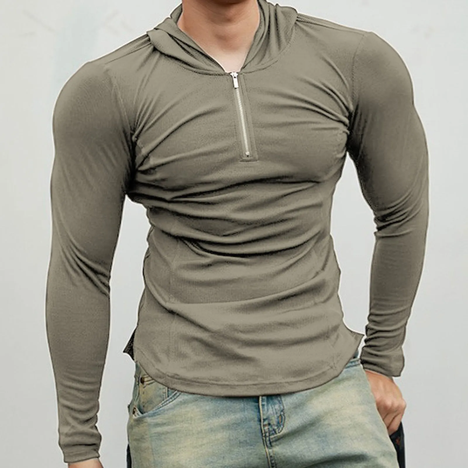 ACTIVE DRY-FIT MOISTURE WICKING ZIPPER HOODIE