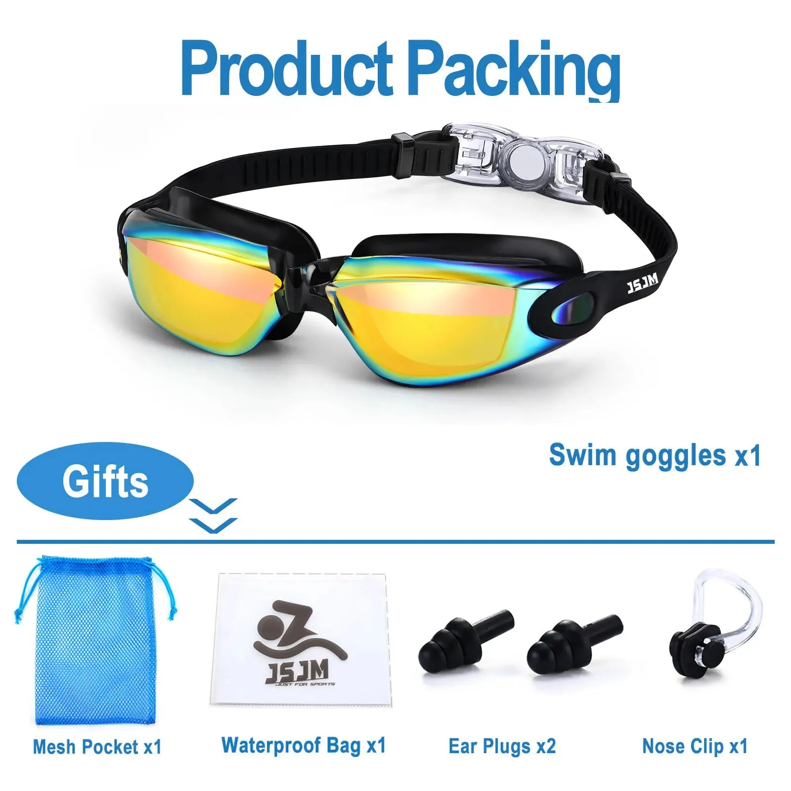 Anti-fog UV Protection Swimming Goggles