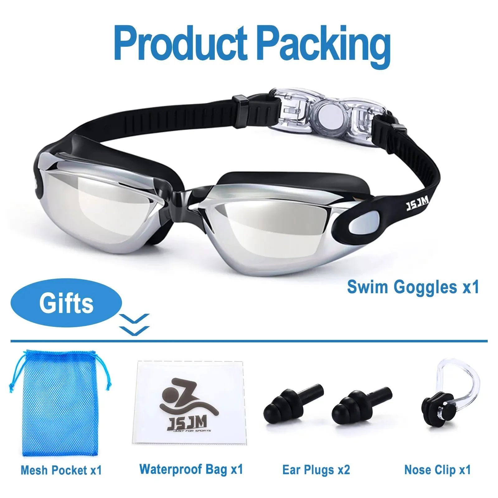 Anti-fog UV Protection Swimming Goggles