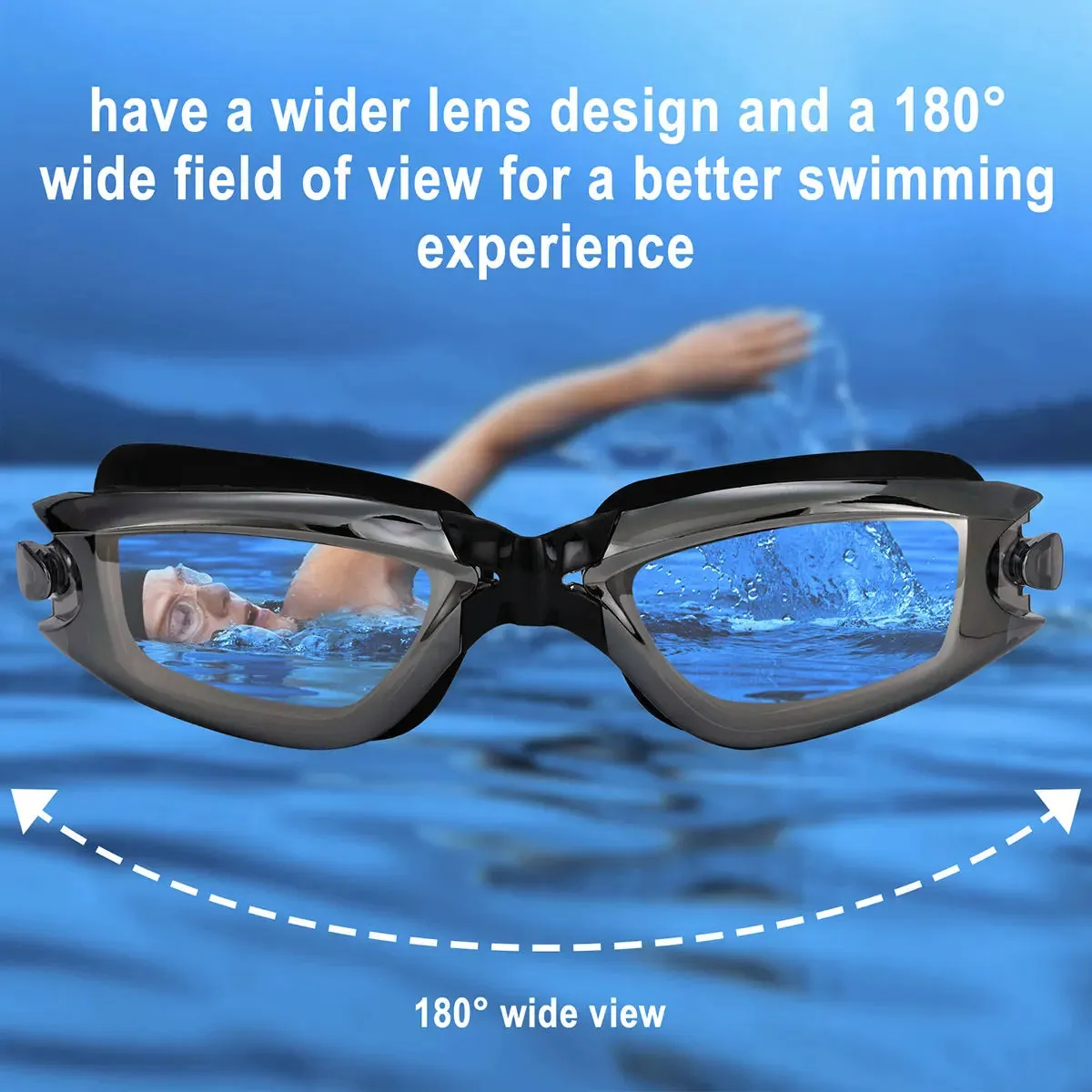 Anti-fog UV Protection Swimming Goggles