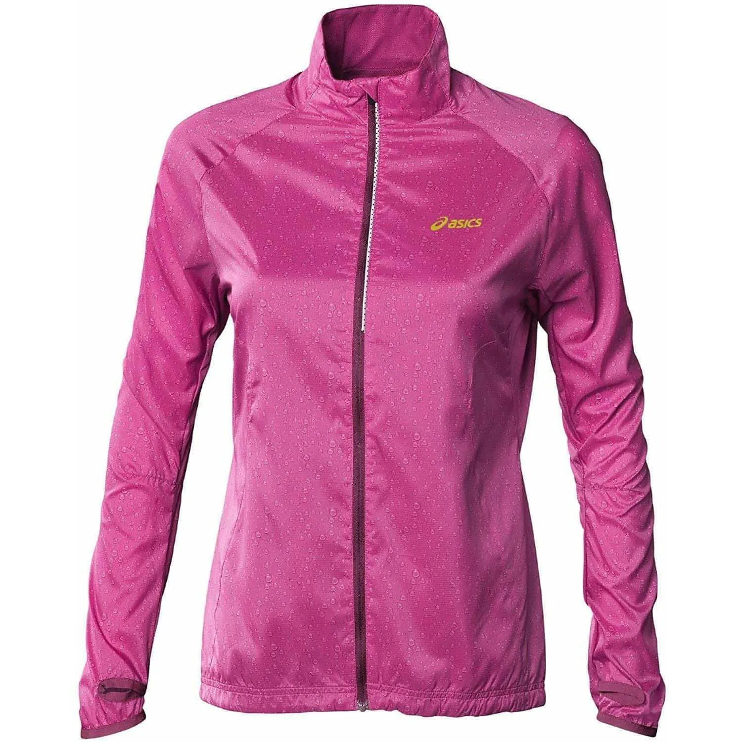 Asics Printed Windbreaker Womens Running Jacket - Pink