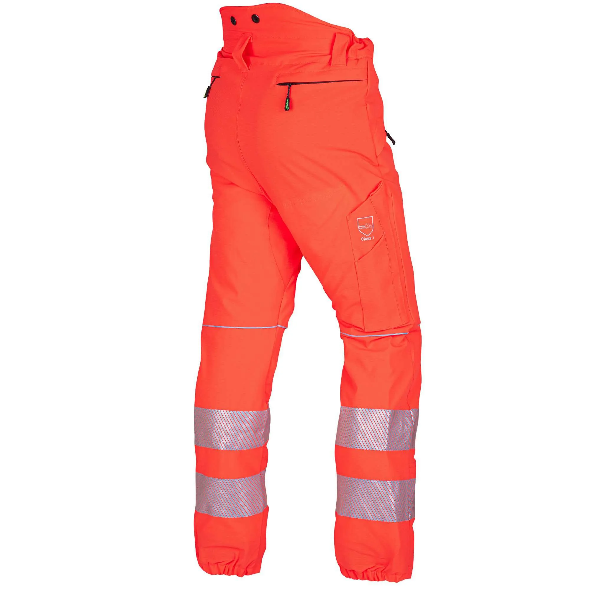 ATHV4010 Breatheflex Chainsaw Pants Design A Class 1 - Hi-Viz Orange