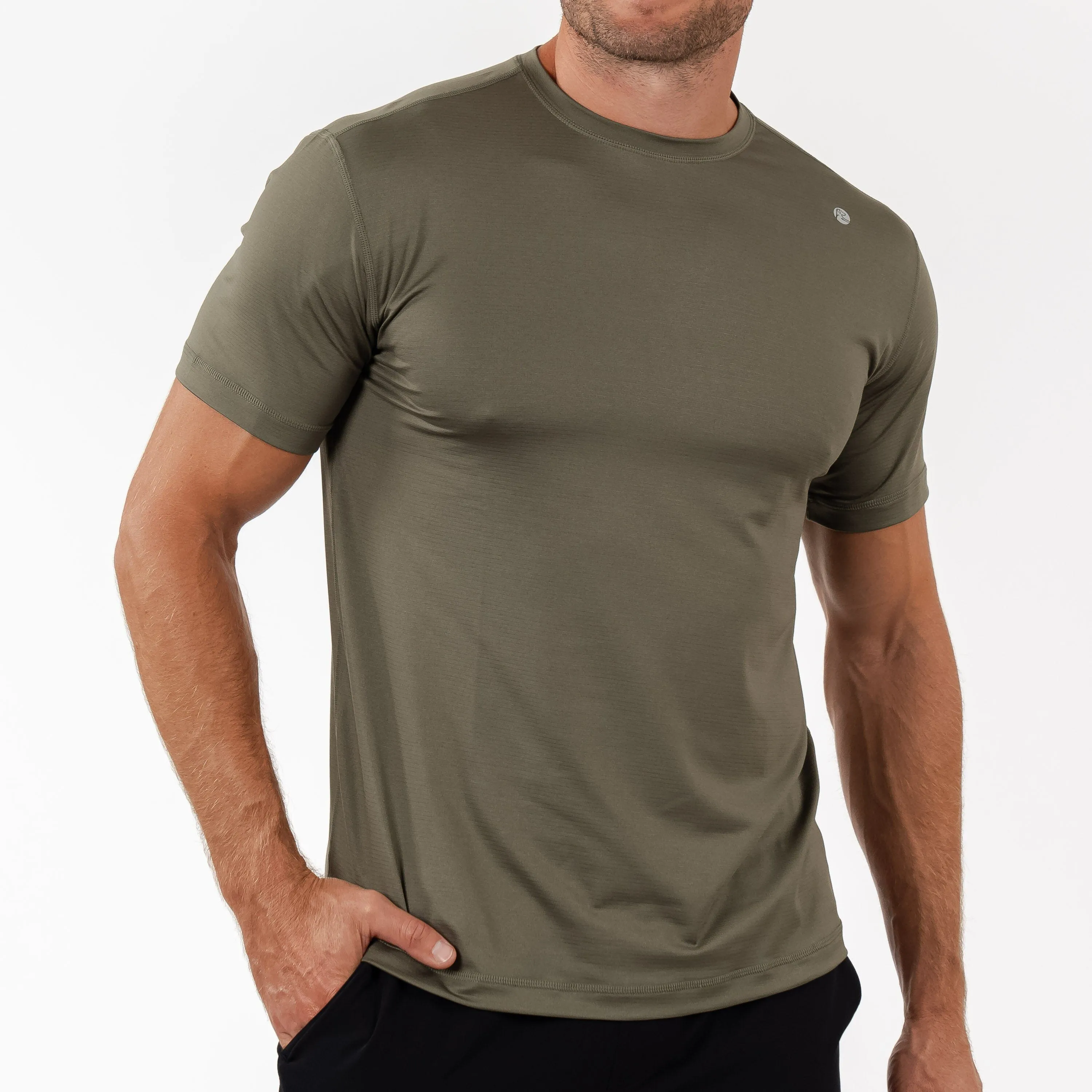 Blitz Tech Tee | Solid - Moss Green