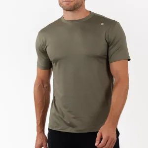 Blitz Tech Tee | Solid - Moss Green