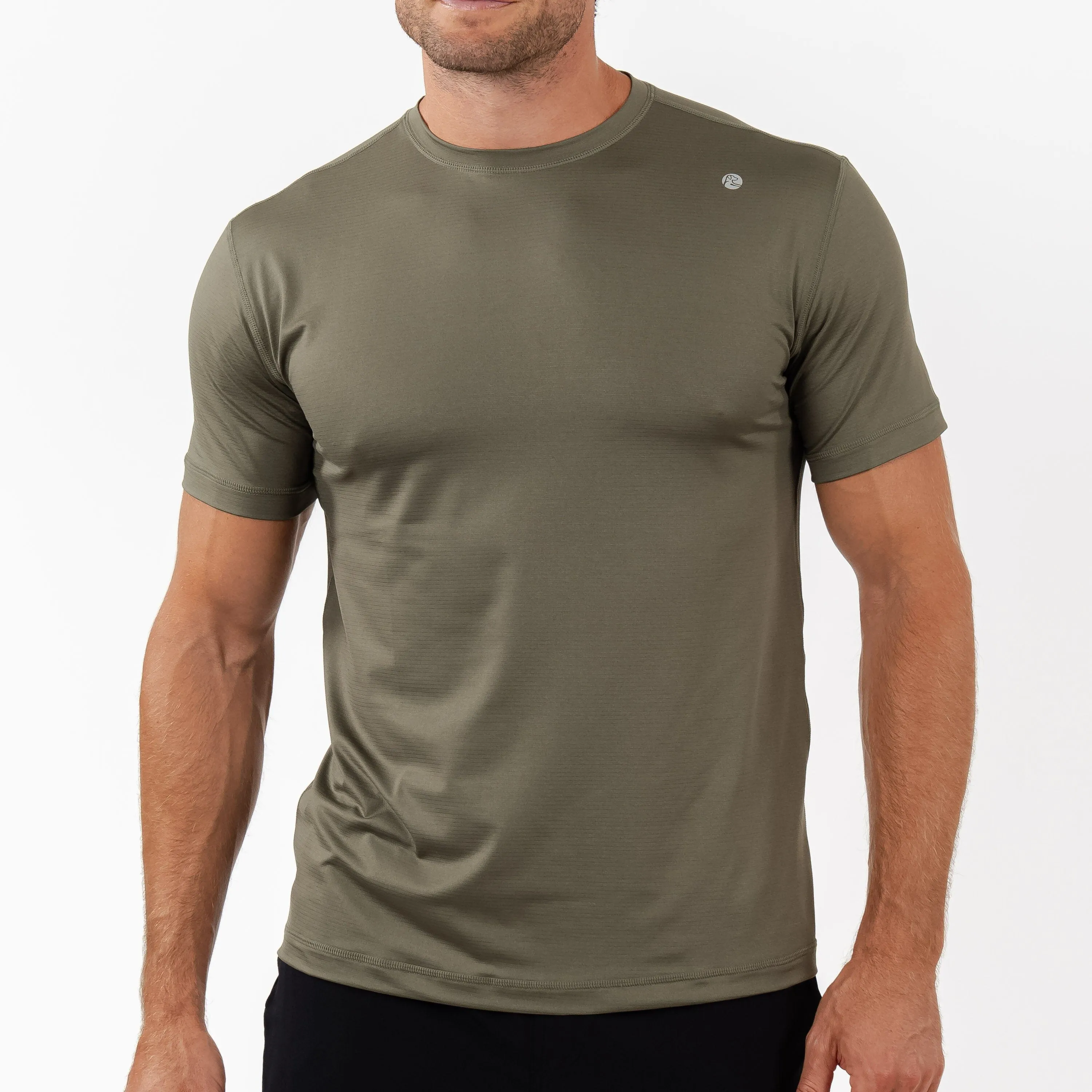 Blitz Tech Tee | Solid - Moss Green