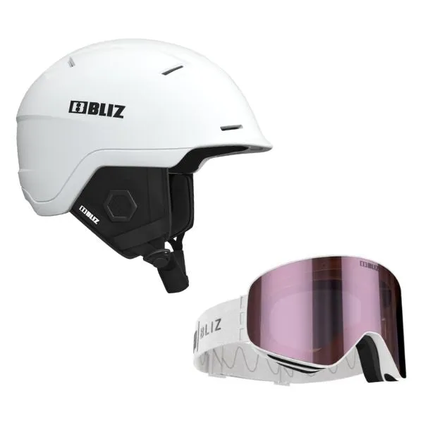 Bliz Infinity Helmet   Flow Goggles with Cat 3 Mirror Lens