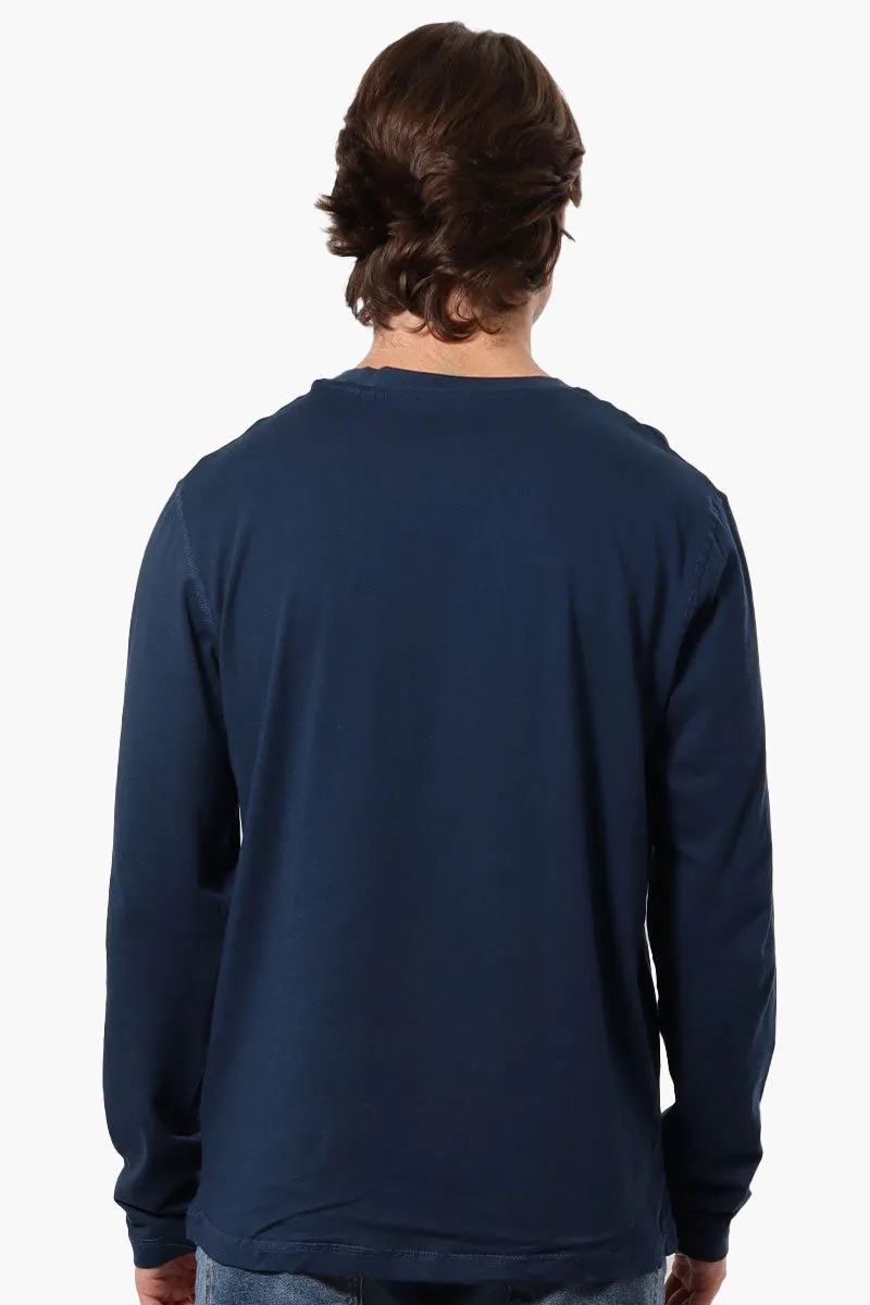 Canada Weather Gear Logo Sleeve Long Sleeve Top - Navy