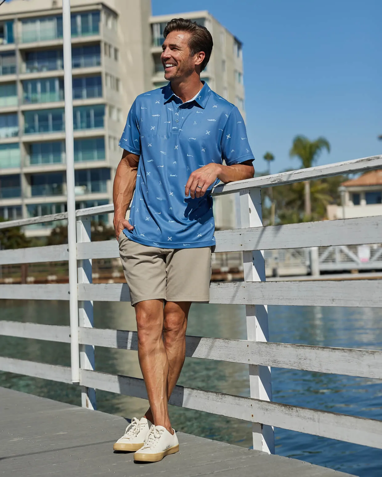 Clubhouse Polo | Blue Outrigger