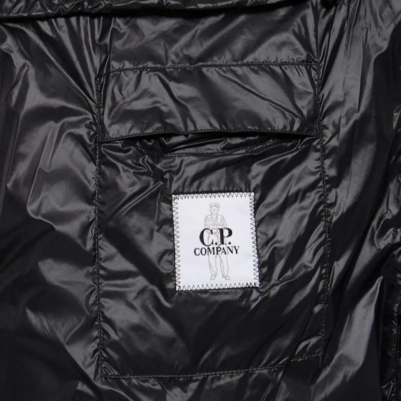 CP Company Black Long DD Shell Lens Jacket