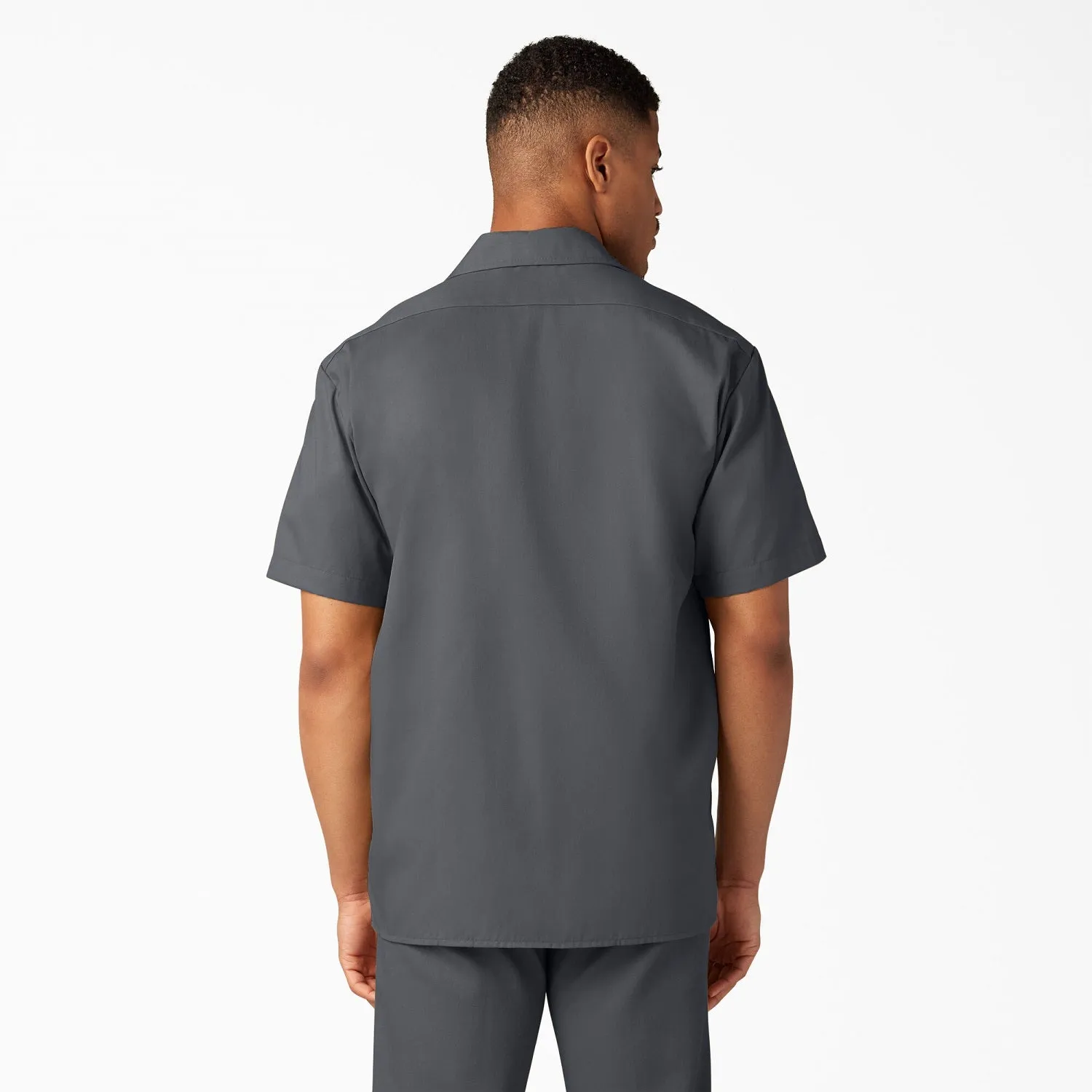 Dickies Men's Short Sleeve Work Shirt_Charcoal