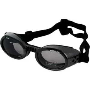 Doggles ILS Metallic Black Frame with Smoke Lens