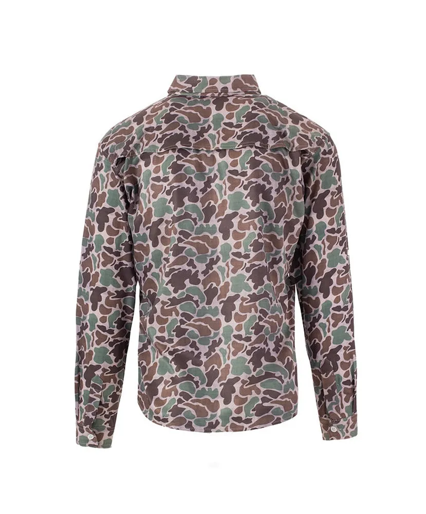 Fieldstone - LS Camo Button Down