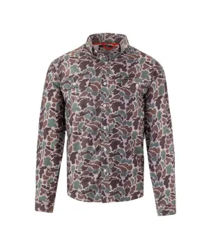 Fieldstone - LS Camo Button Down