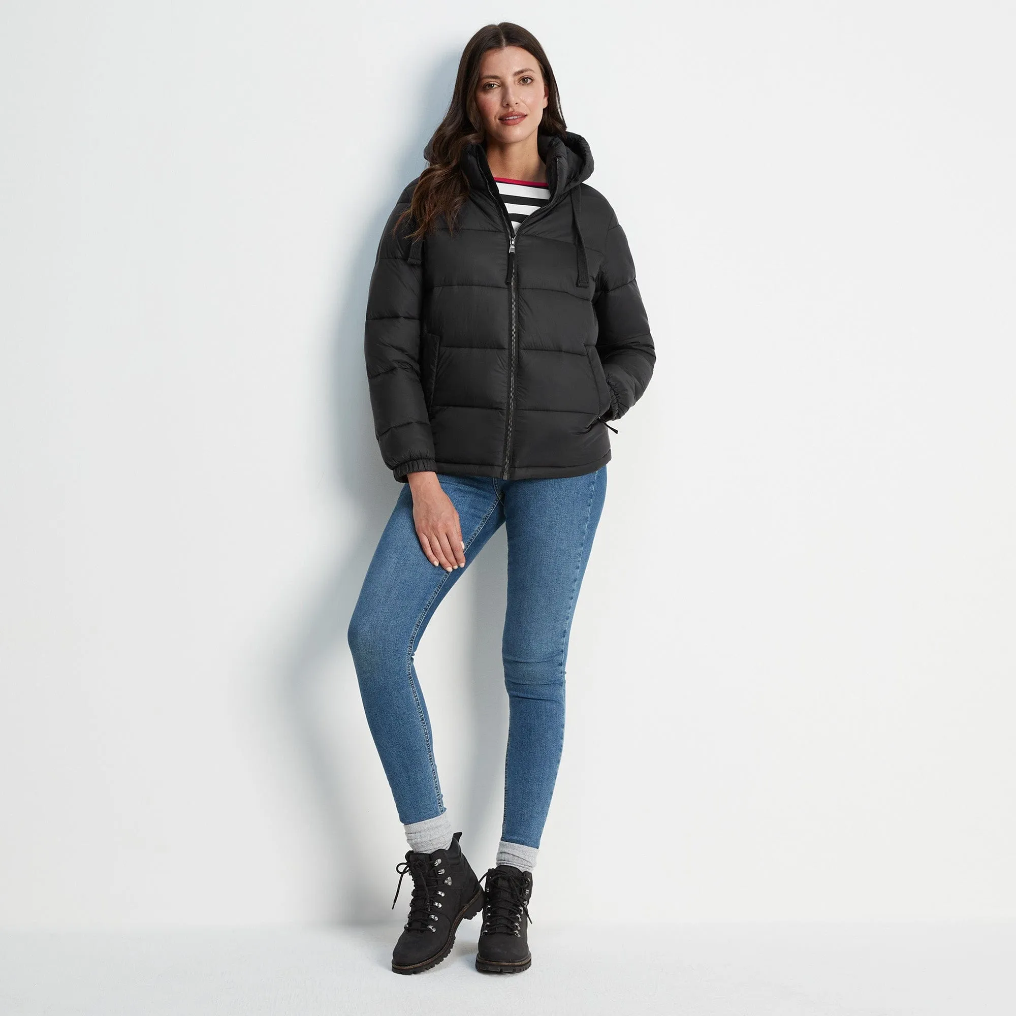 Gilly Womens Short Padded Jacket - Black