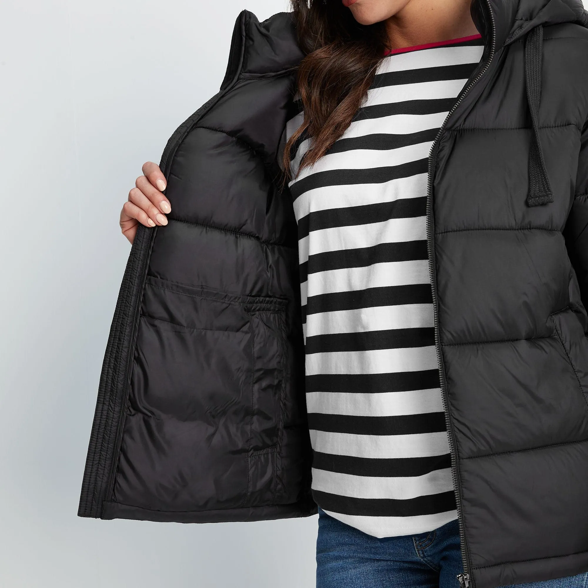 Gilly Womens Short Padded Jacket - Black