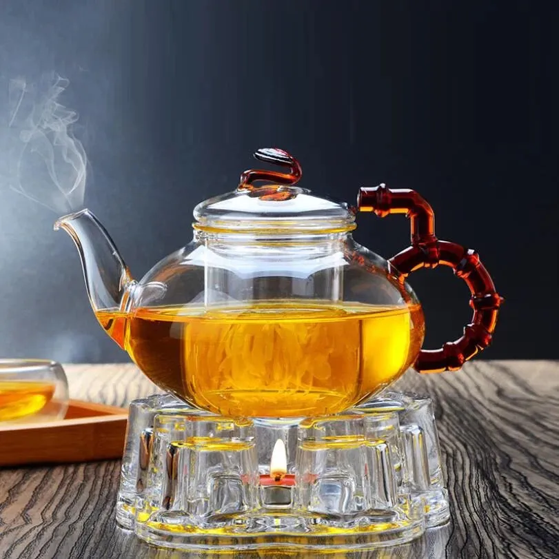 Glass Teapot Warmer - (SA60)