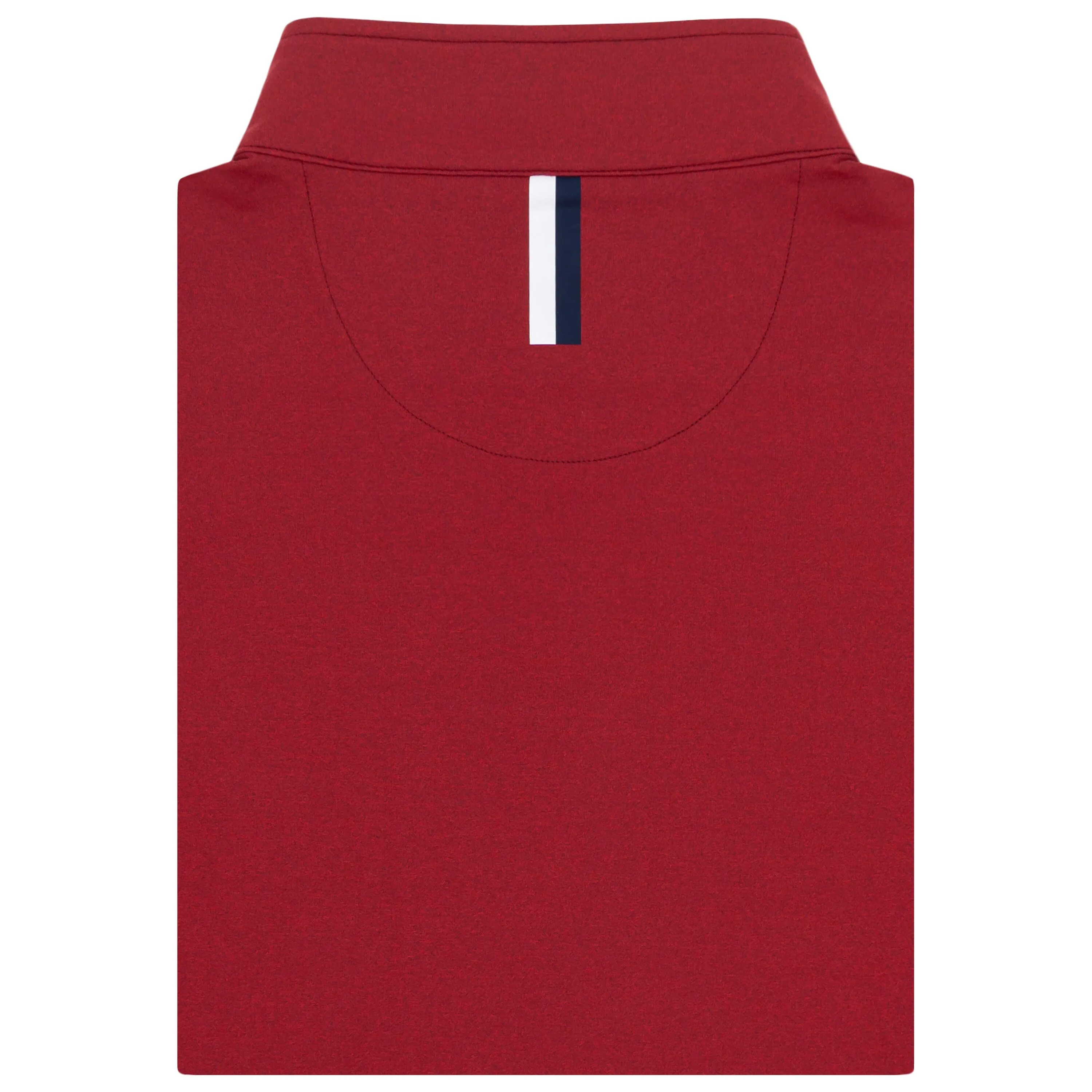 Heather Performance Q-Zip | Heather - Cardinal Red/Merlot