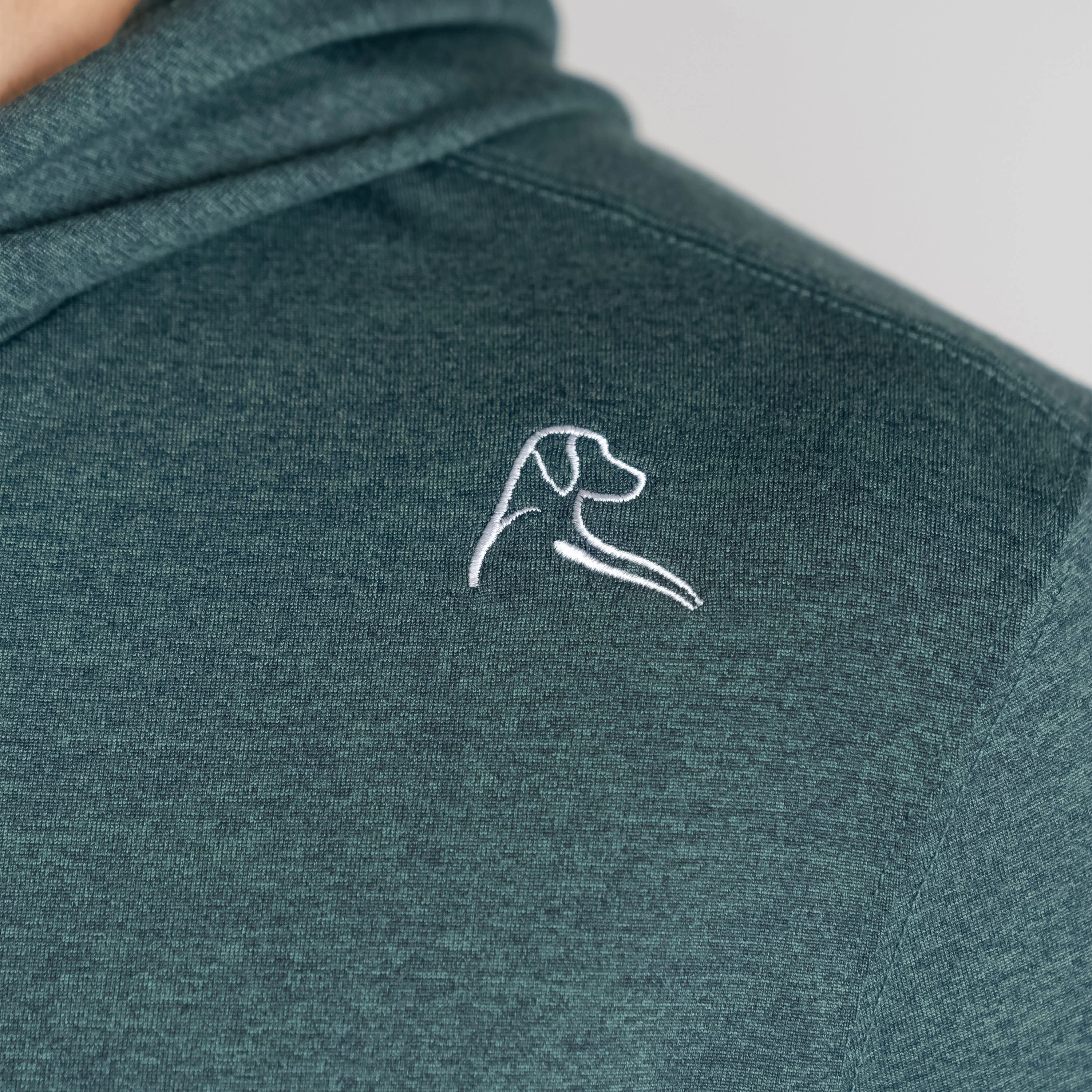 Hesi Performance Hoodie | Heather - Ponderosa Green/Willow Green