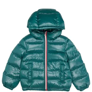 Kids Moncler Green Down Jacket