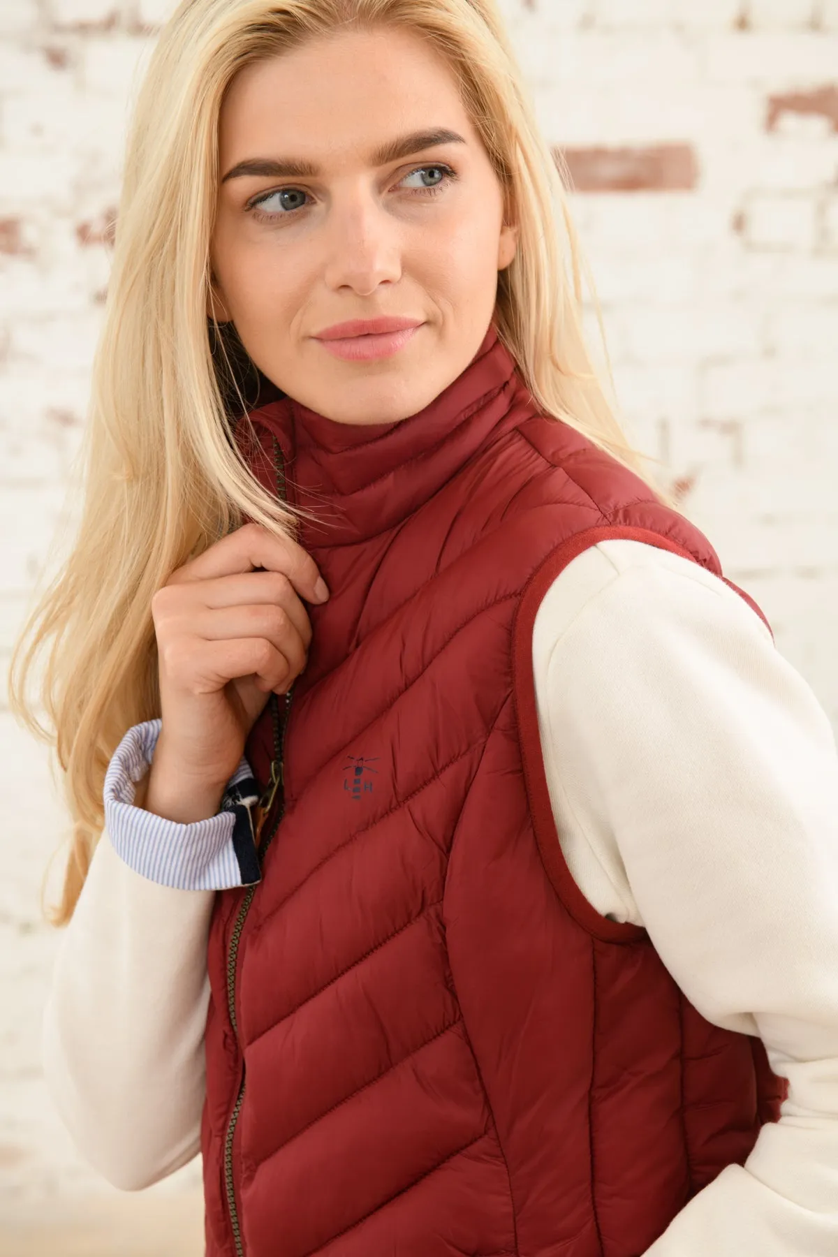 Laurel Gilet - Maroon