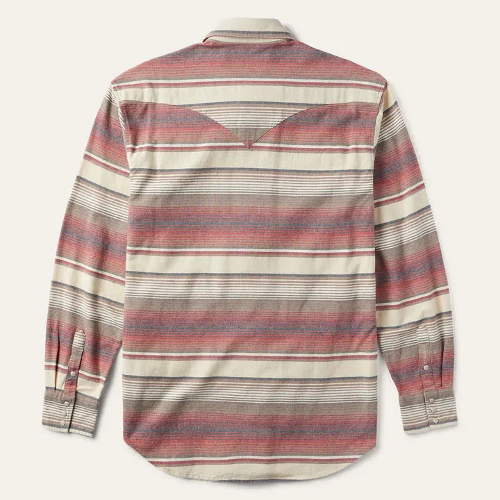 Men's Stetson Stripe Snap Long Sleeve Flannel