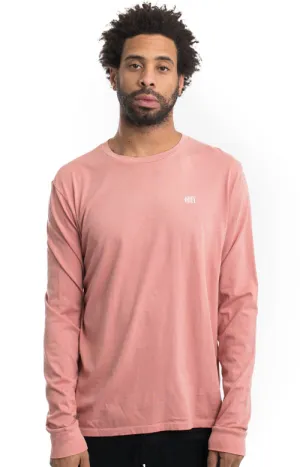 OBEY New Times Micro Long Sleeve Shirt - Rose