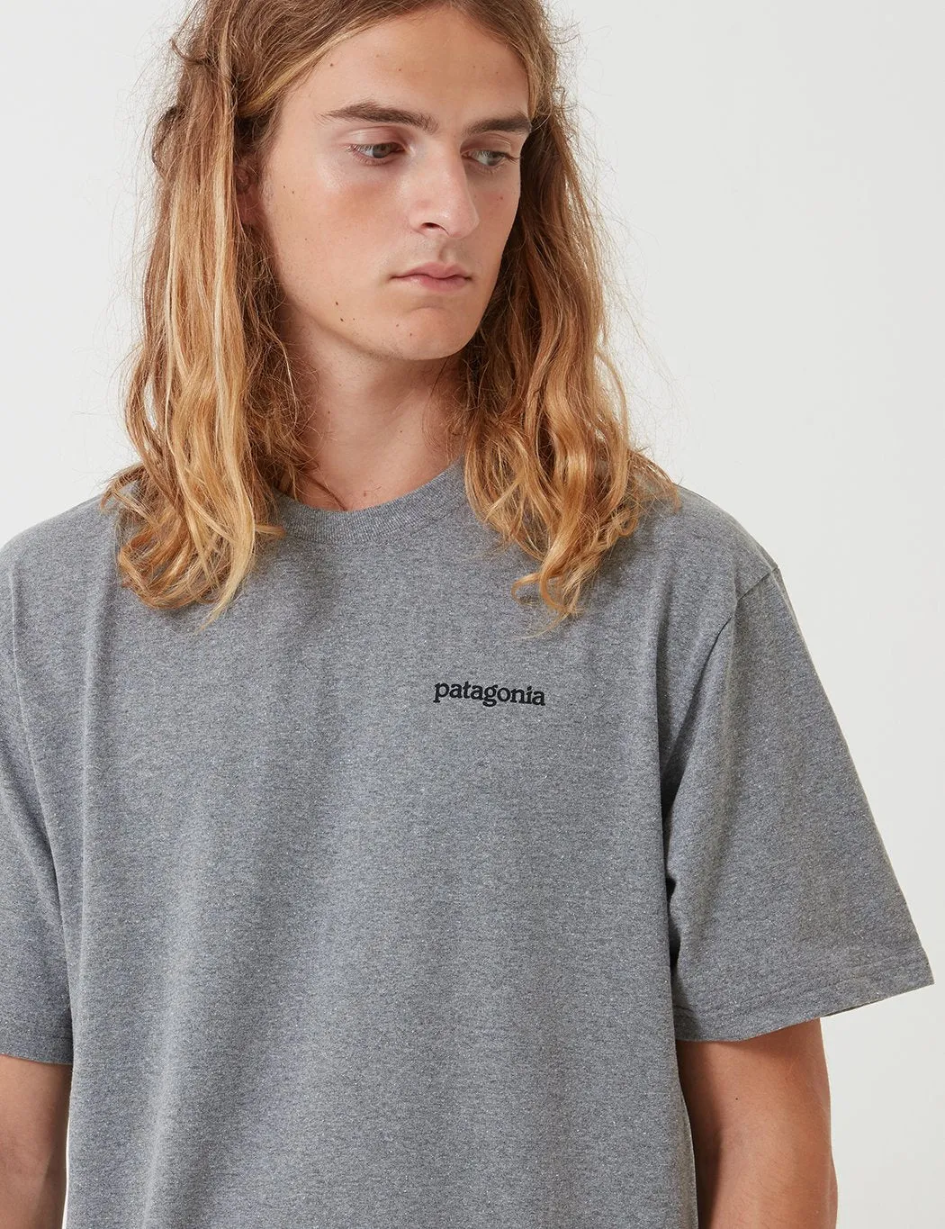 Patagonia Fitz Roy Horizons Responsibili-­Tee T­-Shirt - Gravel Heather Grey