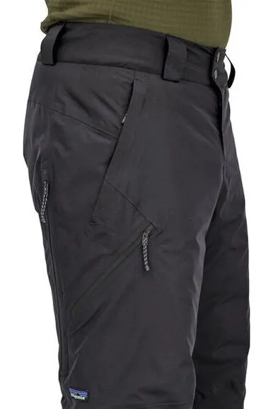 Patagonia Mens Insulated Powder Town Snow Pants Black