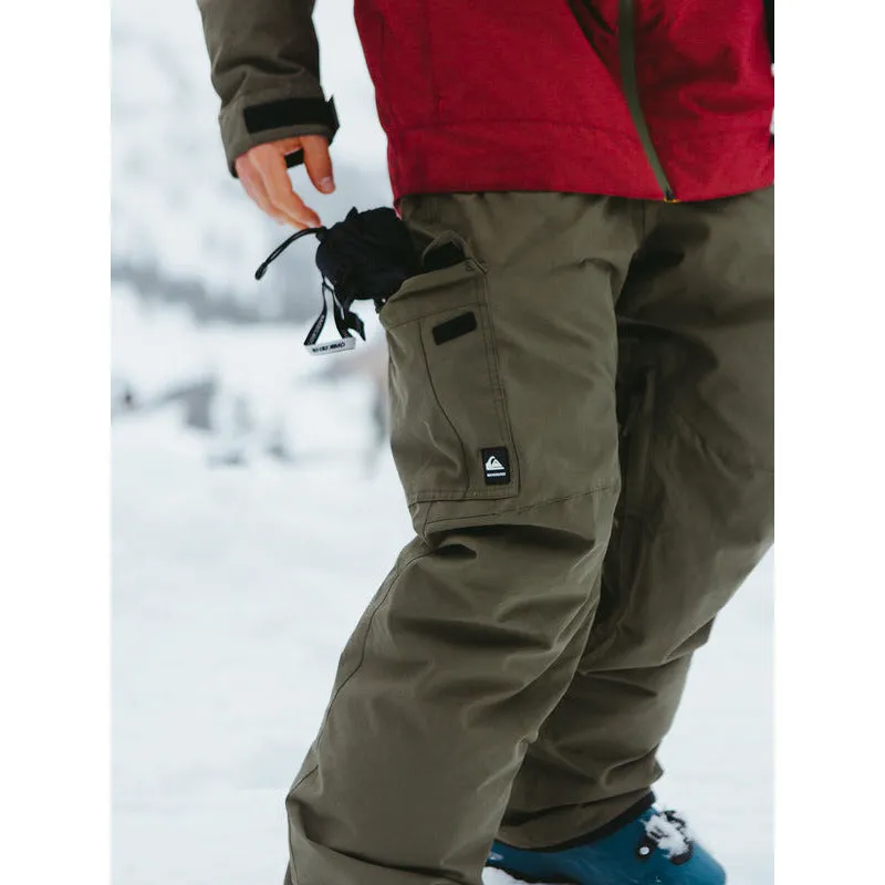 Quiksilver Porter Snow Pant-Grape Leaf-CRE0