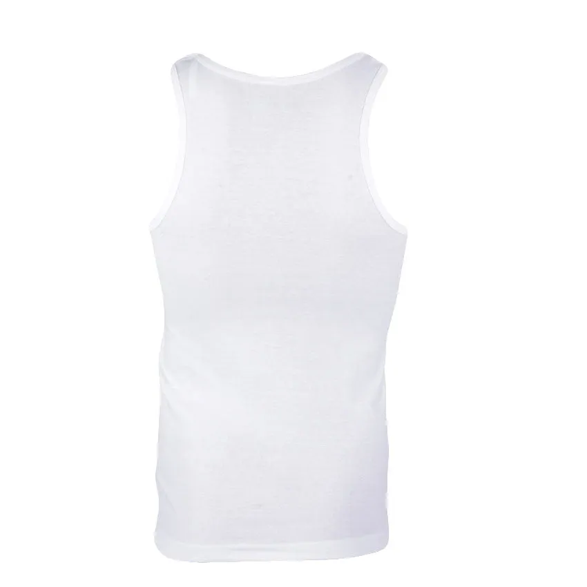 REDTAG Basic White Vest for Men