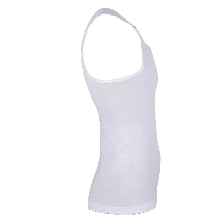 REDTAG Basic White Vest for Men