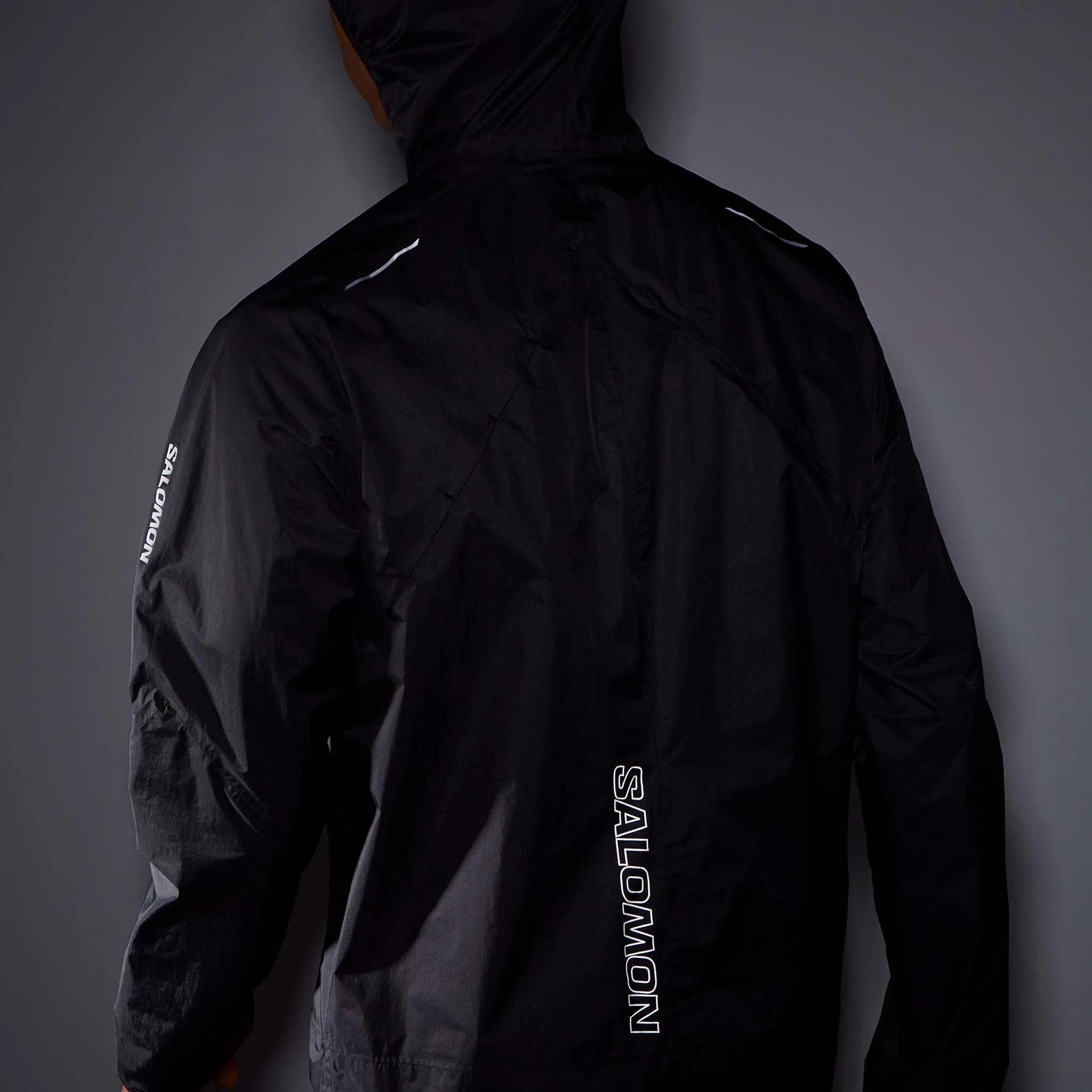 Salomon | Men's Bonatti Waterproof Shell Jacket - Deep Black