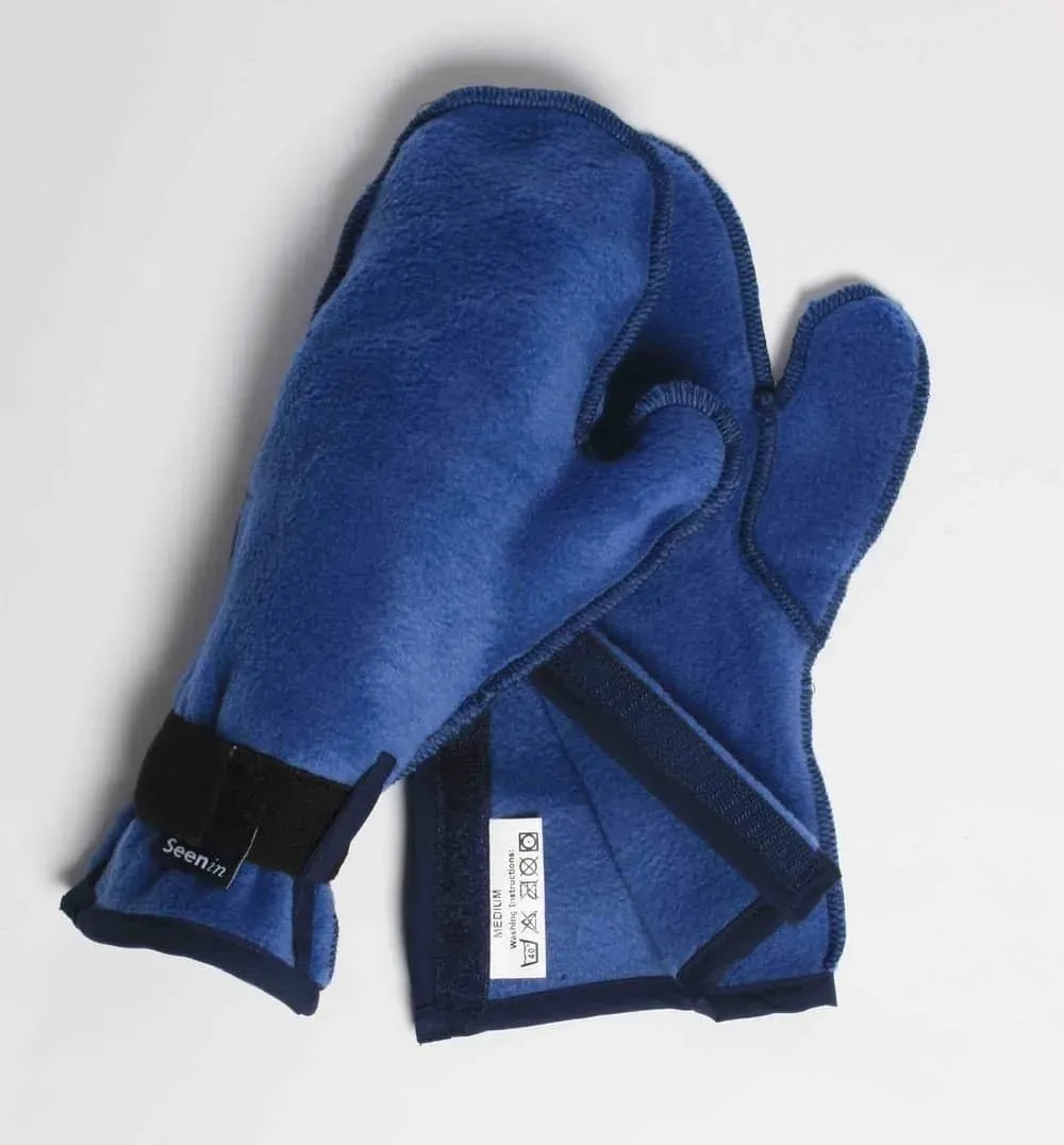 Fleece Mittens with Side Opening