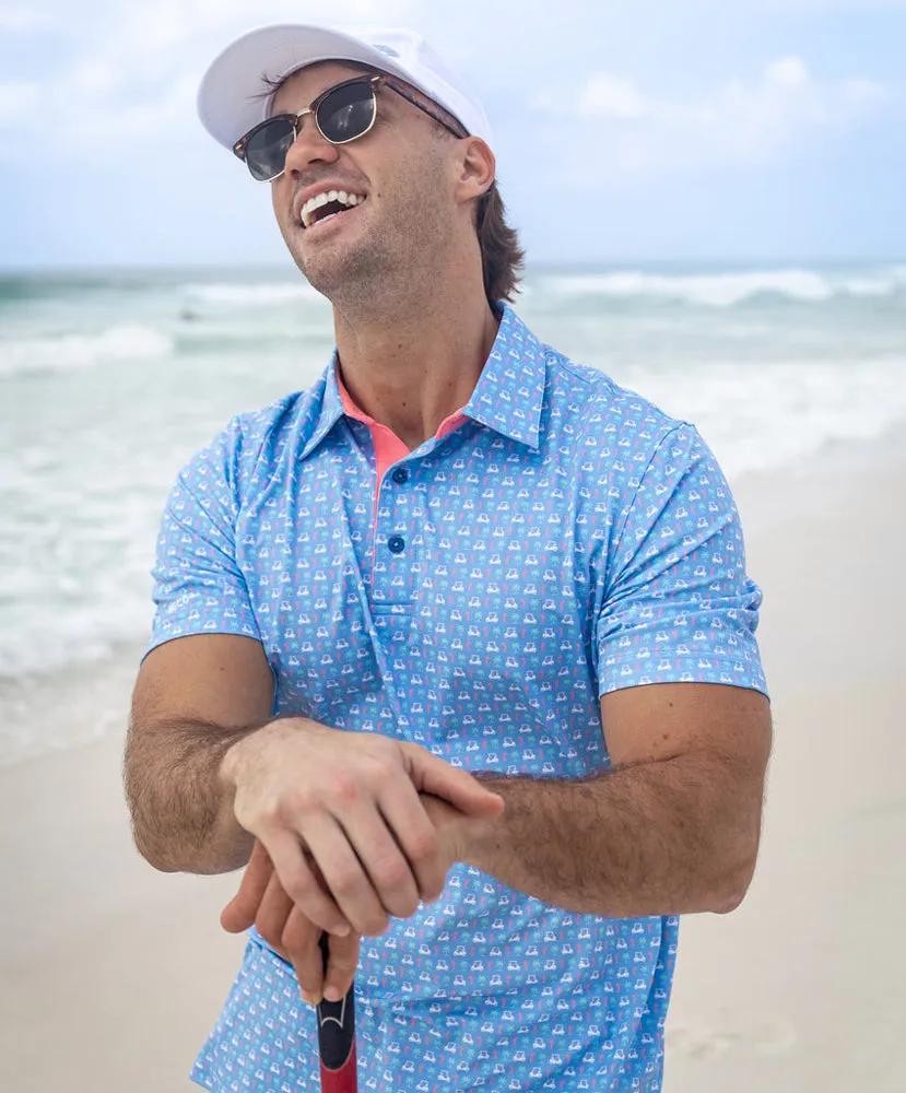 Southern Shirt Co - Par Fore Printed Polo