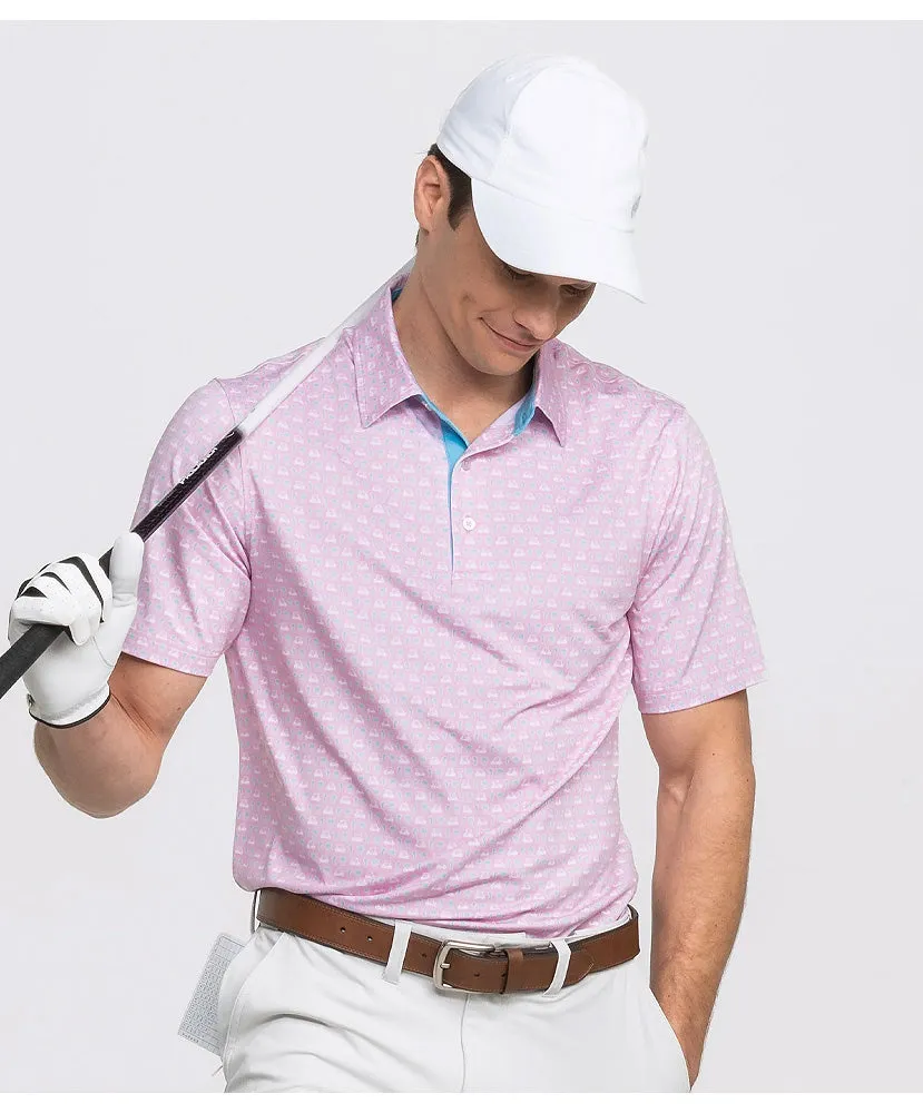 Southern Shirt Co - Par Fore Printed Polo