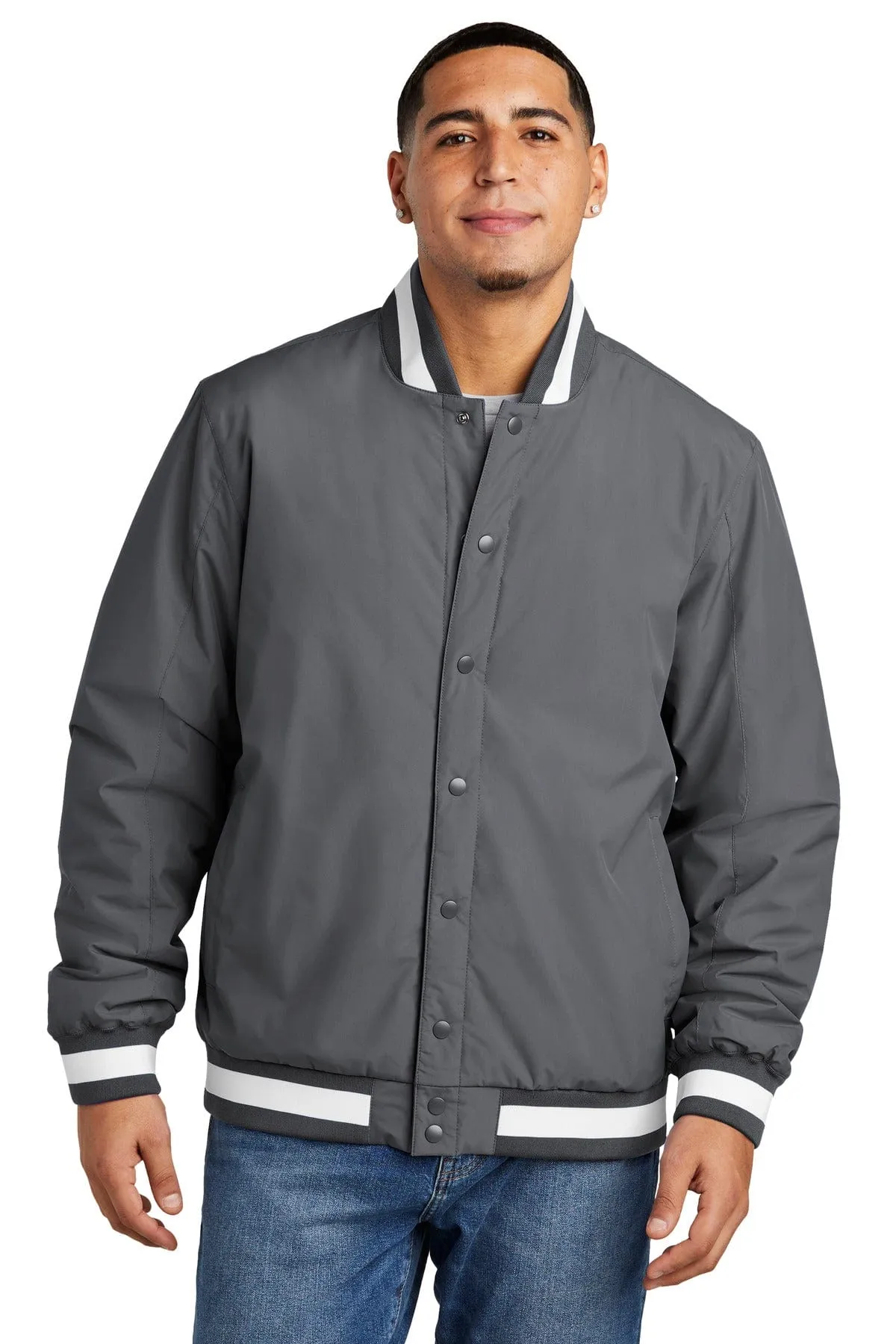 Sport-Tek JST58: Insulated Varsity Jacket