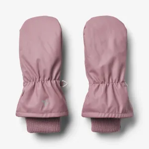 Winter Mittens Stormy - lavender dawn