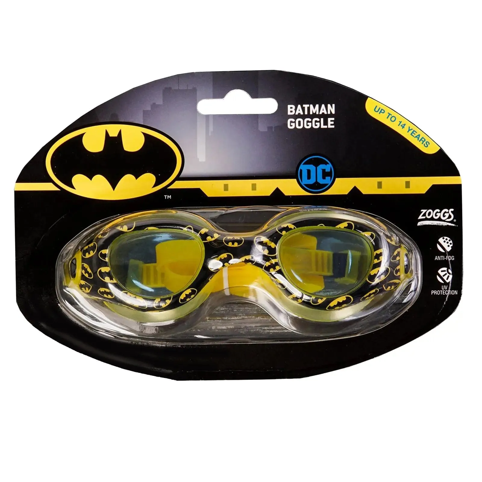 Zoggs Batman Logo Swimming Goggles Anti-Fog UV Protection